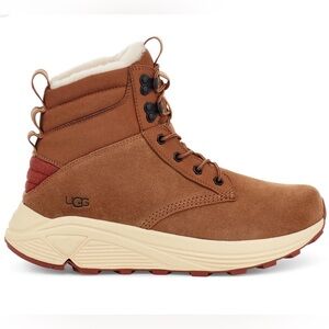 UGG Miwo Utility Weather men’s laceup boots, tan color, size 11